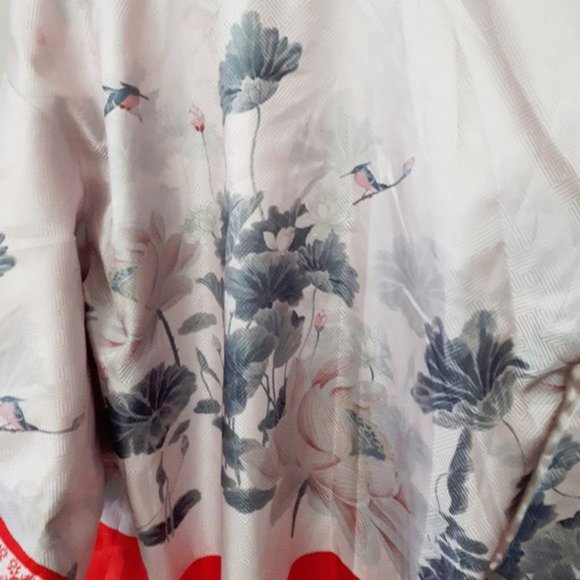 NWT Ted Baker London printed self-tie draped kimono jacket - Picture 16 of 16